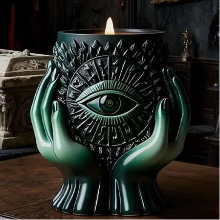 Göz Saksı Mum Kabı Silikon Kalıp