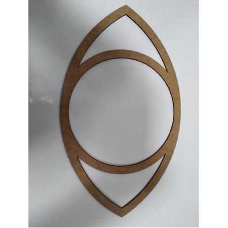 Göz Şekilli MDF (makrome kasnak) 40*23 cm